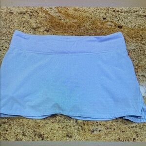 Lululemon Play Off the Pleats Mid-Rise Golf Tennis Skirt Pastel Blue Sz 10 Rare